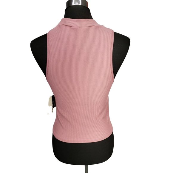 Juniors Eye‎ Candy Purple Lavender Seamless Rib Crew Neck Tank Top Size Large XL - Picture 2 of 8